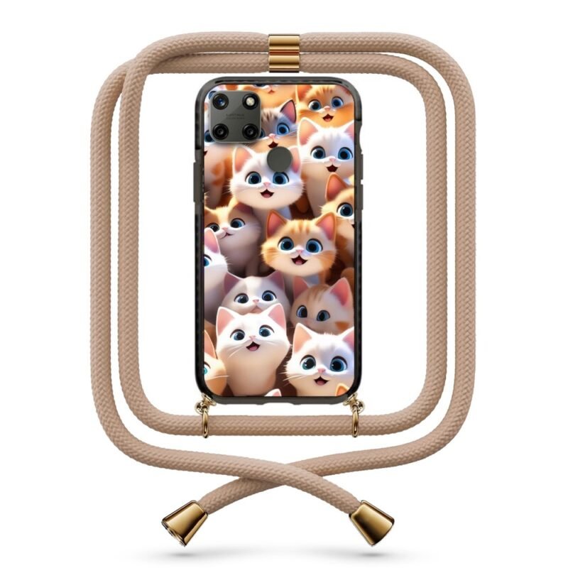 Cats θήκη με κορδόνι & σχέδιο 9917 για Realme C25Y