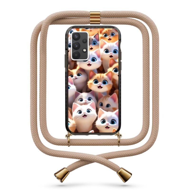 Cats θήκη με κορδόνι & σχέδιο 9917 για Galaxy A32 4G