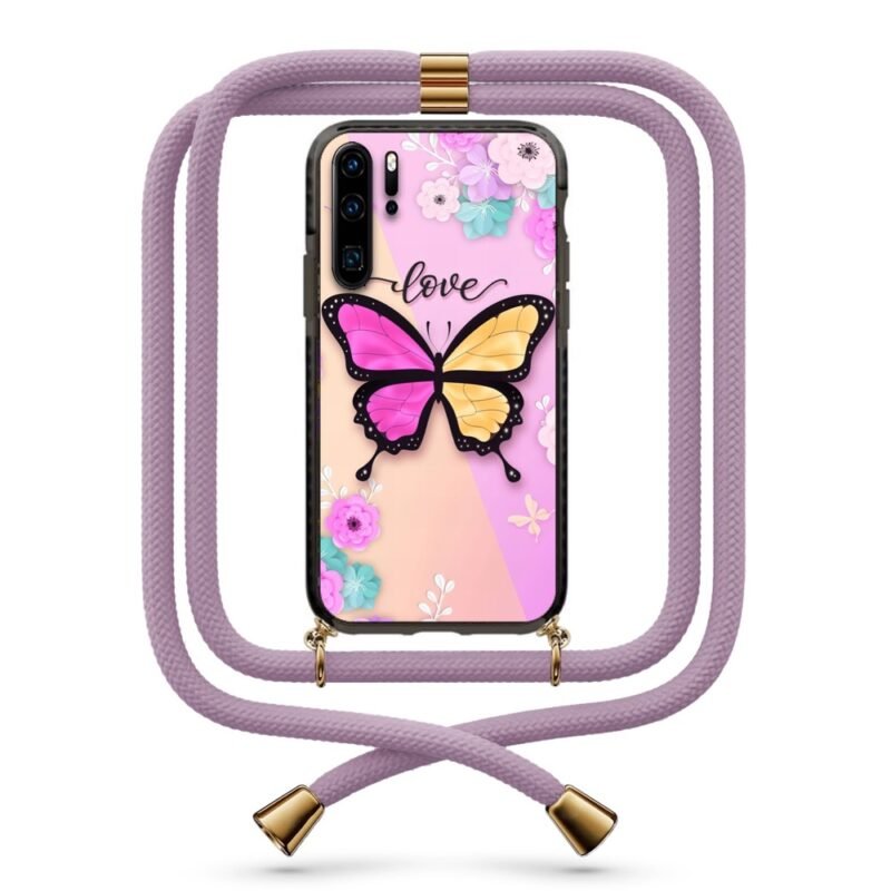 Butterfly θήκη με κορδόνι & σχέδιο 9918 για Huawei P30 Pro