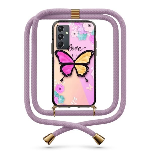 Butterfly θήκη με κορδόνι & σχέδιο 9918 για Galaxy A14