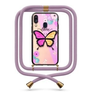 Butterfly θήκη με κορδόνι & σχέδιο 9918 για Galaxy A40