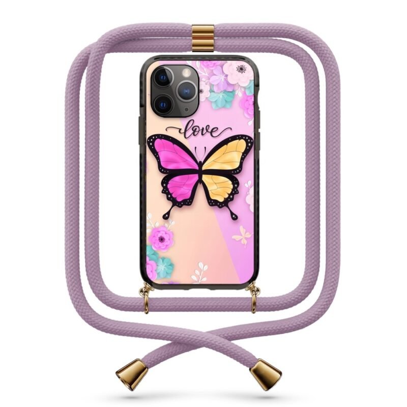 Butterfly θήκη κινητού με κορδόνι 9918 γιά iPhone 11 Pro