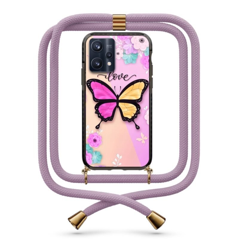 Butterfly θήκη με κορδόνι & σχέδιο 9918 για Realme 9 Pro Plus
