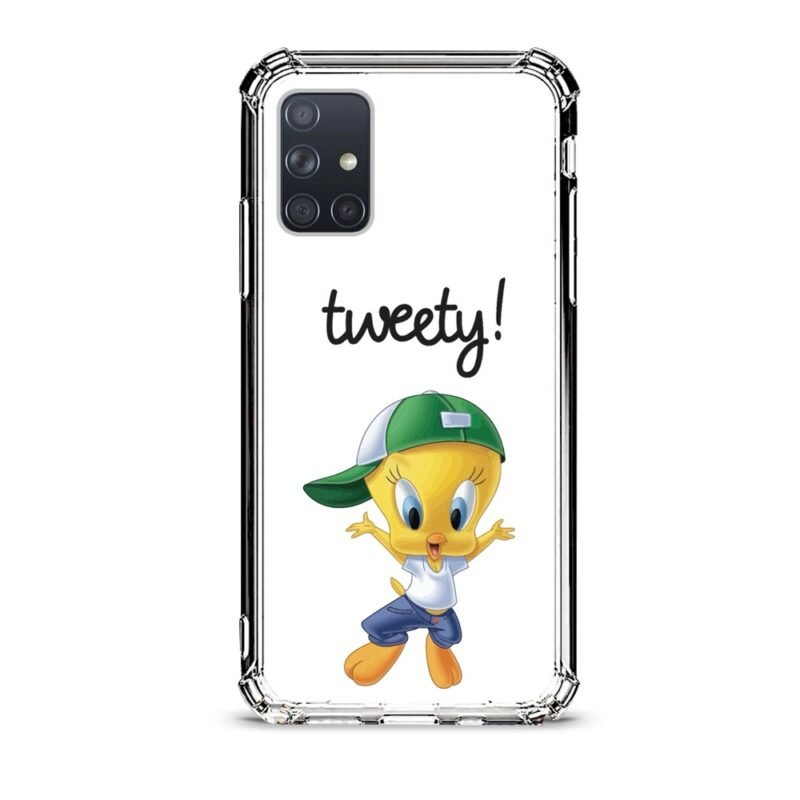 Tweety θήκη διάφανη & σχέδιο  d1022 γιά  Galaxy A71