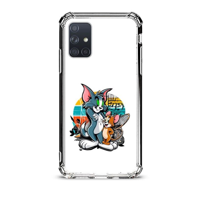 Tom & Jerry θήκη διάφανη & σχέδιο  d1066 γιά  Galaxy A71