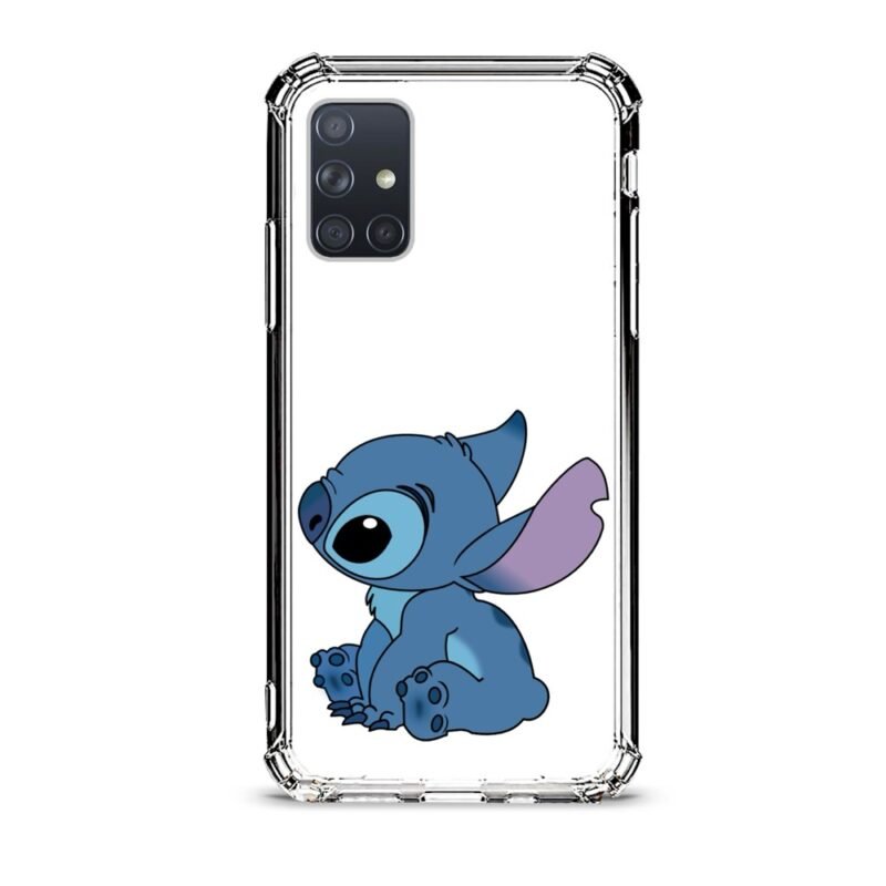 Stitch θήκη διάφανη & σχέδιο  d1111 γιά  Galaxy A71