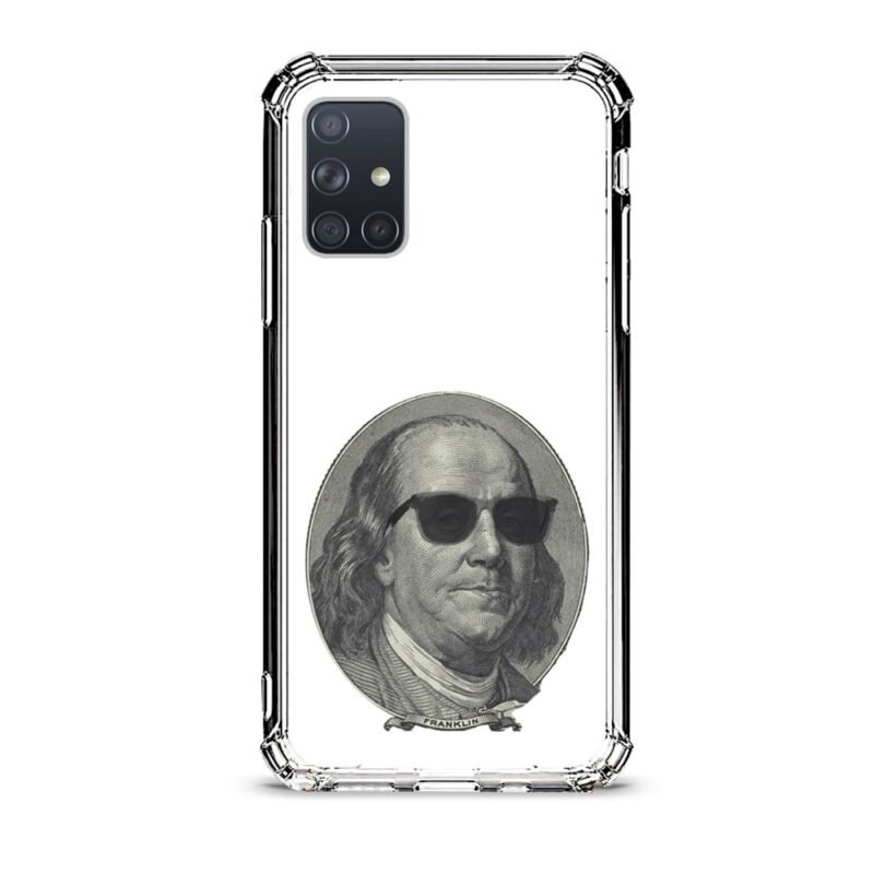 Franklin glasses θήκη διάφανη & σχέδιο  d1113 γιά  Galaxy A71