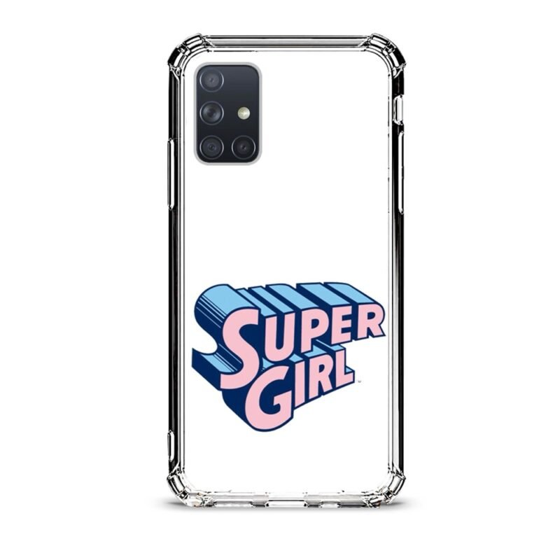 Super girl θήκη διάφανη & σχέδιο  d1115 γιά  Galaxy A71