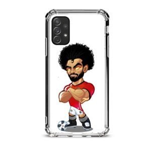 Mohamed Salah θήκη διάφανη & σχέδιο  d1002 γιά  Galaxy A72
