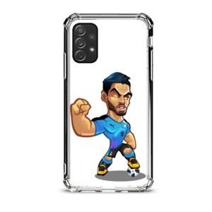 Luis Suarez θήκη διάφανη & σχέδιο  d1008 γιά  Galaxy A72