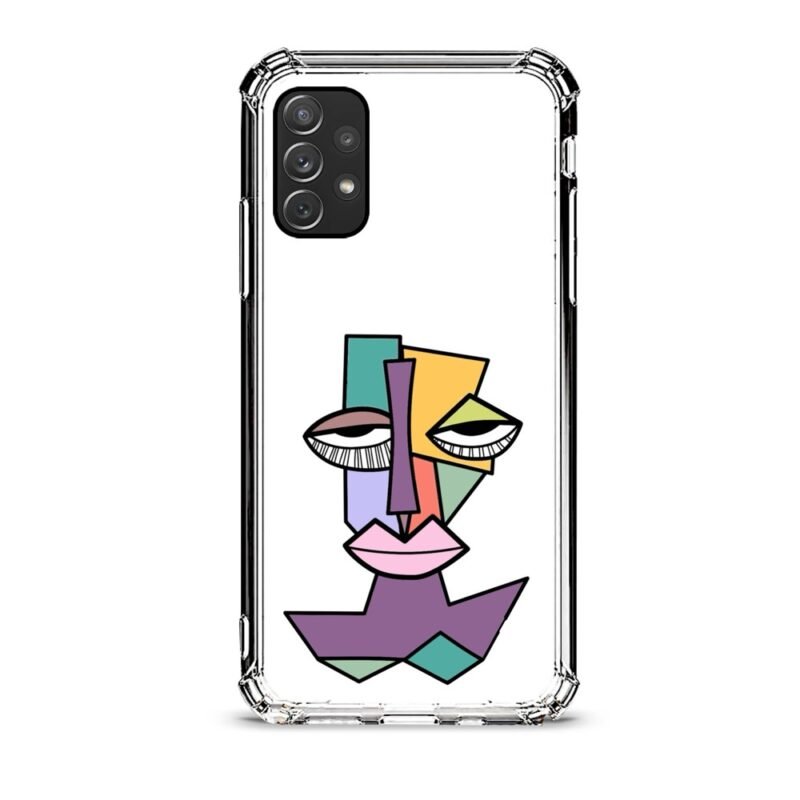 Shape face θήκη διάφανη & σχέδιο  d1026 γιά  Galaxy A72