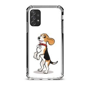 Playful dog θήκη διάφανη & σχέδιο  d1034 γιά  Galaxy A72