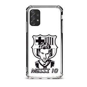 Messi Barcelona θήκη διάφανη & σχέδιο  d1043 γιά  Galaxy A72