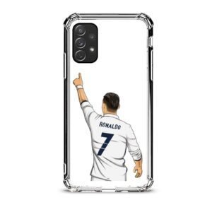 Ronaldo θήκη διάφανη & σχέδιο  d1047 γιά  Galaxy A72