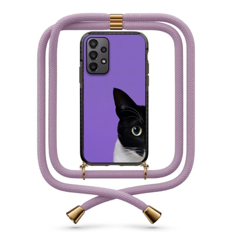 Half cat θήκη με κορδόνι & σχέδιο 9920 για Galaxy A23
