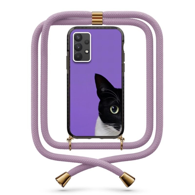 Half cat θήκη με κορδόνι & σχέδιο 9920 για Galaxy A32 4G