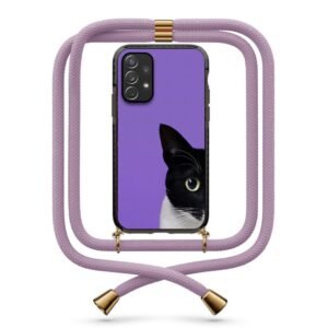 Half cat θήκη με κορδόνι & σχέδιο 9920 για  Galaxy A72