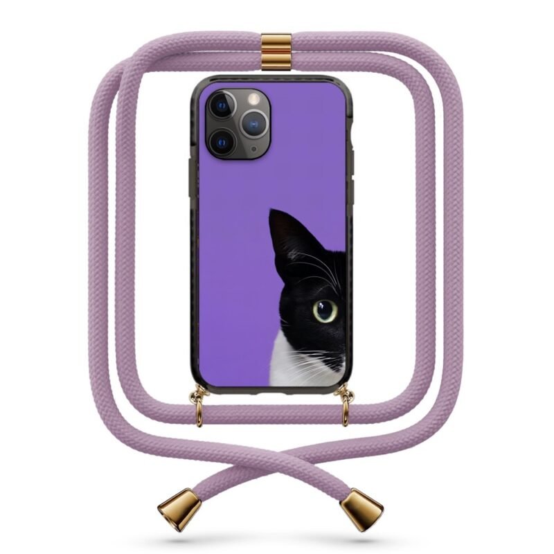 Half cat θήκη κινητού με κορδόνι 9920 γιά iPhone 11 Pro