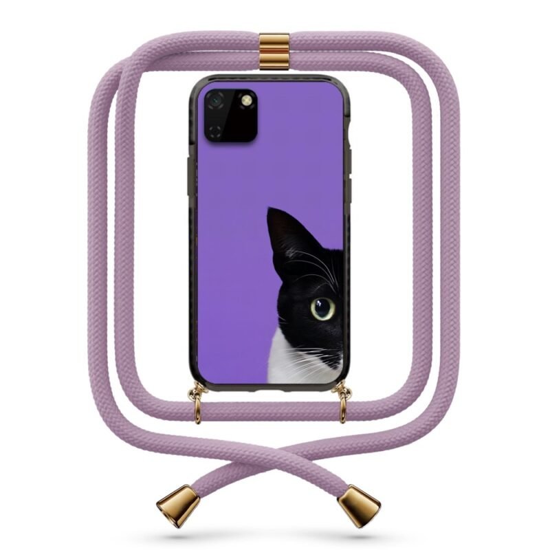 Half cat θήκη με κορδόνι & σχέδιο 9920 για Huawei Y5P 2020