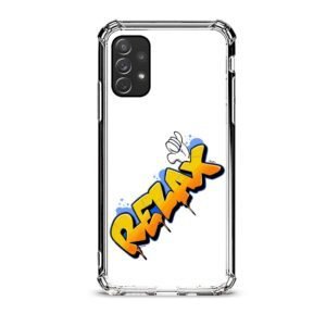 Relax θήκη διάφανη & σχέδιο  d1058 γιά  Galaxy A72