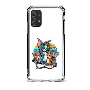 Tom & Jerry θήκη διάφανη & σχέδιο  d1066 γιά  Galaxy A72