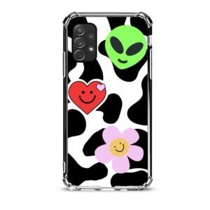 Smiley faces θήκη διάφανη & σχέδιο  d1073 γιά  Galaxy A72
