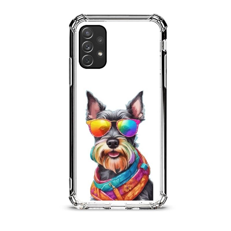 Sunglasses dog θήκη διάφανη & σχέδιο  d1080 γιά  Galaxy A72