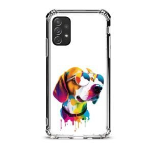 Colorful dog θήκη διάφανη & σχέδιο  d1081 γιά  Galaxy A72
