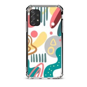 Shapes θήκη διάφανη & σχέδιο  d1083 γιά  Galaxy A72