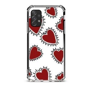 Hearts θήκη διάφανη & σχέδιο  d1086 γιά  Galaxy A72