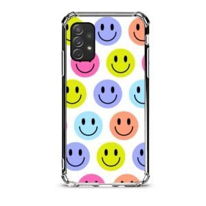 Smiley faces θήκη διάφανη & σχέδιο  d1088 γιά  Galaxy A72