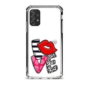 Love θήκη διάφανη & σχέδιο  d1097 γιά  Galaxy A72