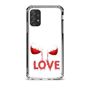 Liquid love θήκη διάφανη & σχέδιο  d1110 γιά  Galaxy A72