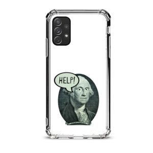 Washington help θήκη διάφανη & σχέδιο  d1112 γιά  Galaxy A72