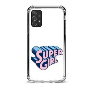 Super girl θήκη διάφανη & σχέδιο  d1115 γιά  Galaxy A72