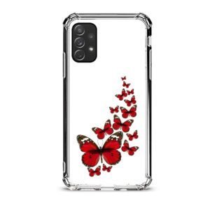 Butterflies θήκη διάφανη & σχέδιο  d1117 γιά  Galaxy A72