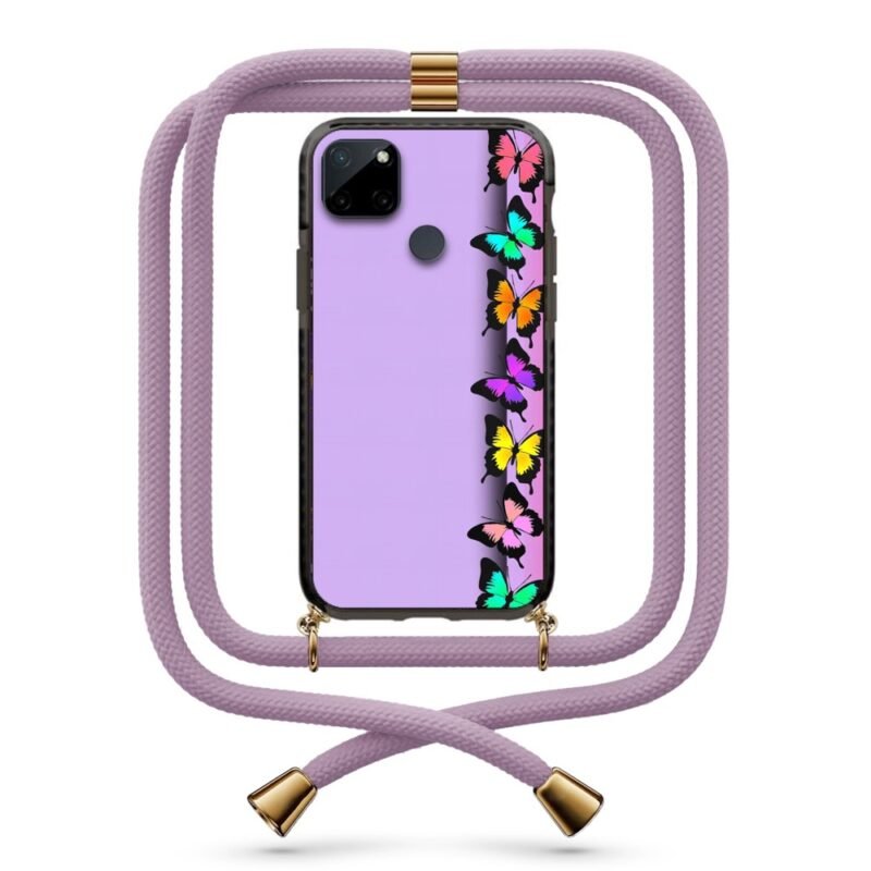 Butterfly line θήκη με κορδόνι & σχέδιο 9921 για Realme C21Y