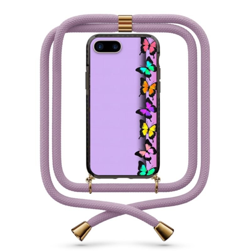 Butterfly line θήκη κινητού με κορδόνι 9921 γιά iPhone 7 Plus /8 Plus