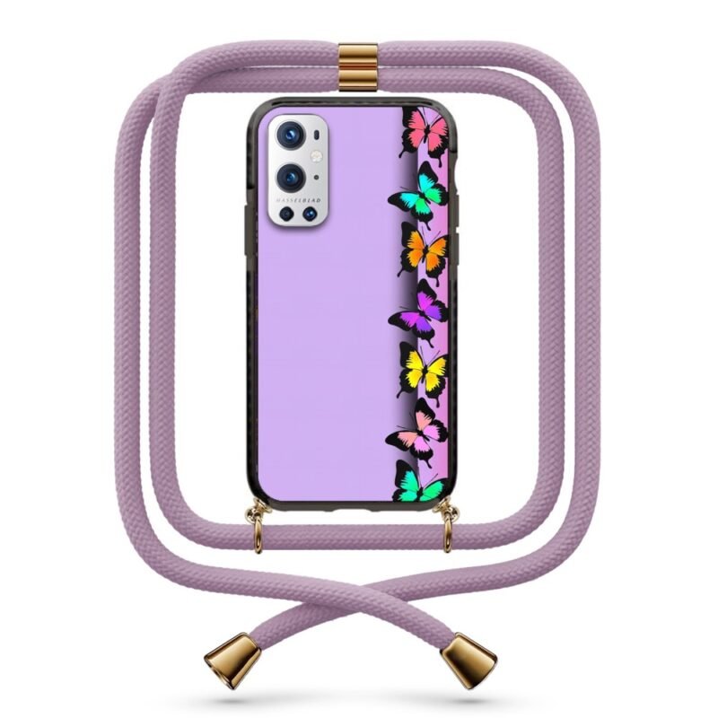 Butterfly line θήκη με κορδόνι & σχέδιο 9921 για Oneplus 9
