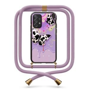 Butterflies θήκη με κορδόνι & σχέδιο 9922 για  Galaxy A72