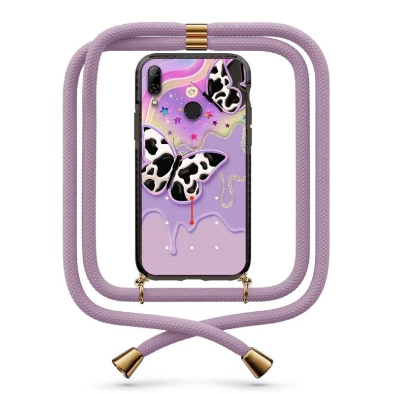 Butterflies θήκη με κορδόνι & σχέδιο 9922 για Honor 10 Lite