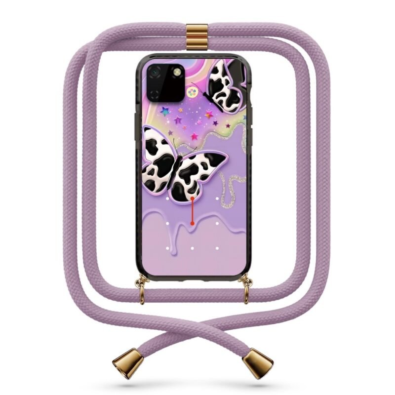 Butterflies θήκη με κορδόνι & σχέδιο 9922 για Huawei Y5P 2020