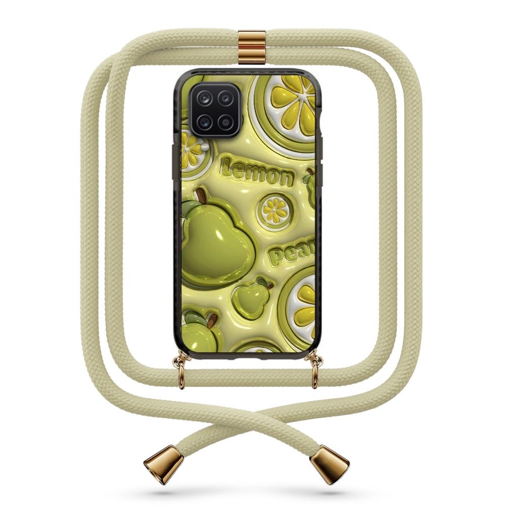 3d fruits θήκη με κορδόνι & σχέδιο 9923 για Galaxy A12