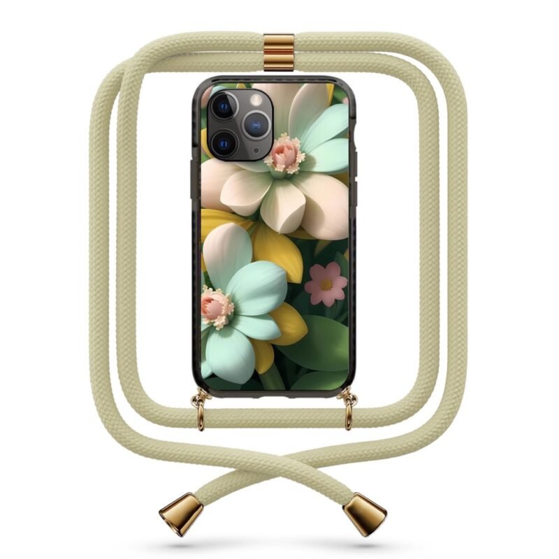 Flowers θήκη κινητού με κορδόνι 9924 γιά iPhone 11 Pro
