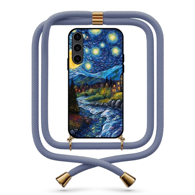 Starry night θήκη με κορδόνι & σχέδιο 9763 για Galaxy S24
