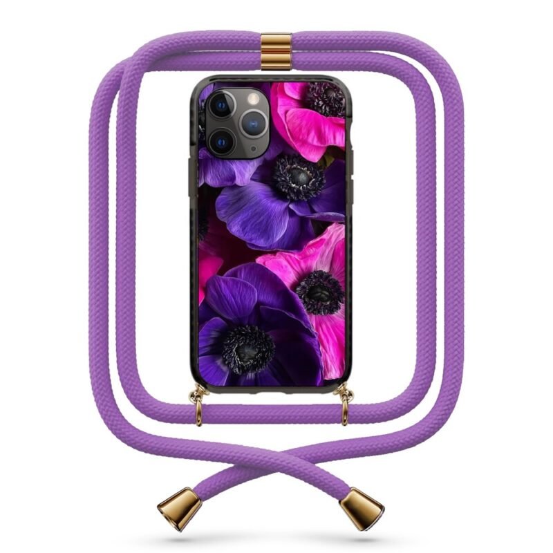 Floral θήκη κινητού με κορδόνι 9844 γιά iPhone 11 Pro