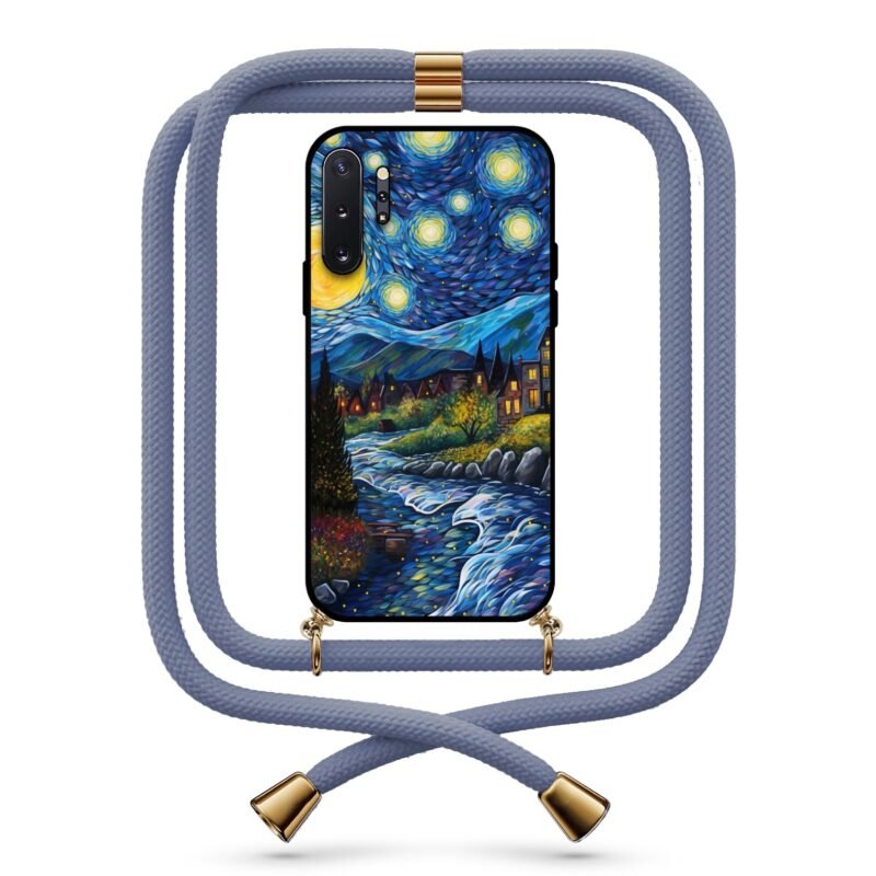 Starry night θήκη με κορδόνι & σχέδιο 9763 για  Galaxy Note 10 Plus