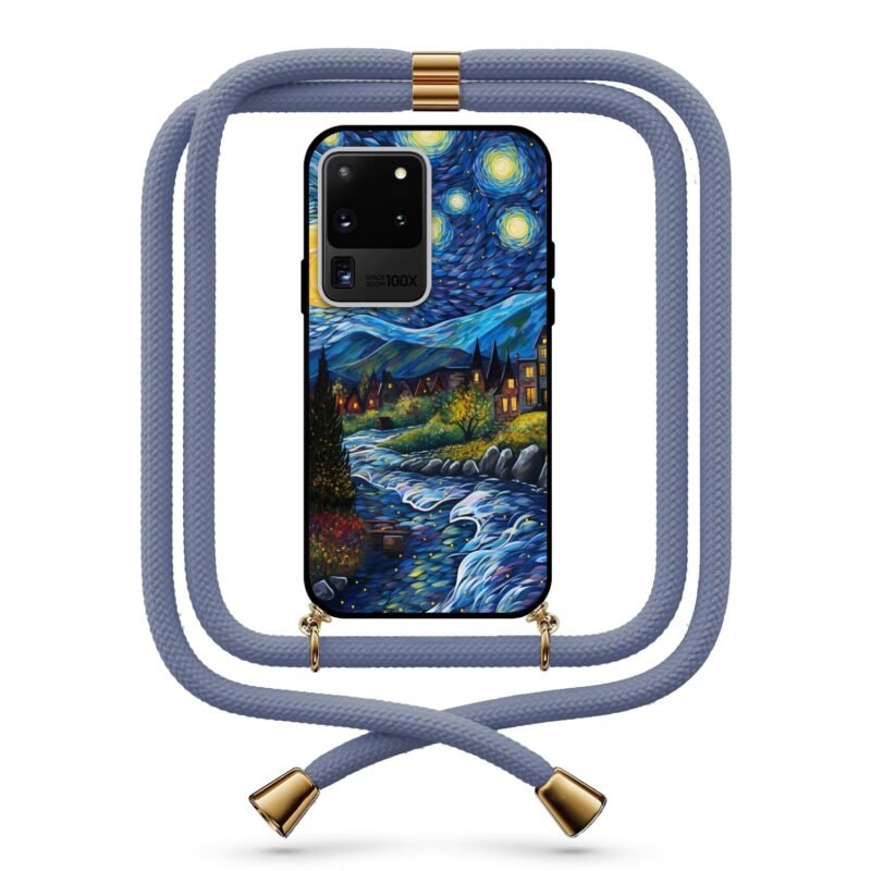 Starry night θήκη με κορδόνι & σχέδιο 9763 για  Galaxy S20 Ultra