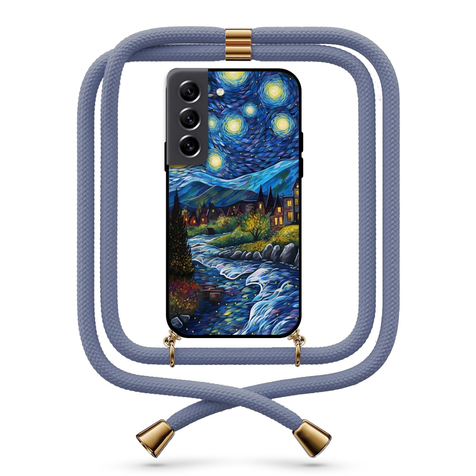 Starry night θήκη με κορδόνι & σχέδιο 9763 για  Galaxy S22