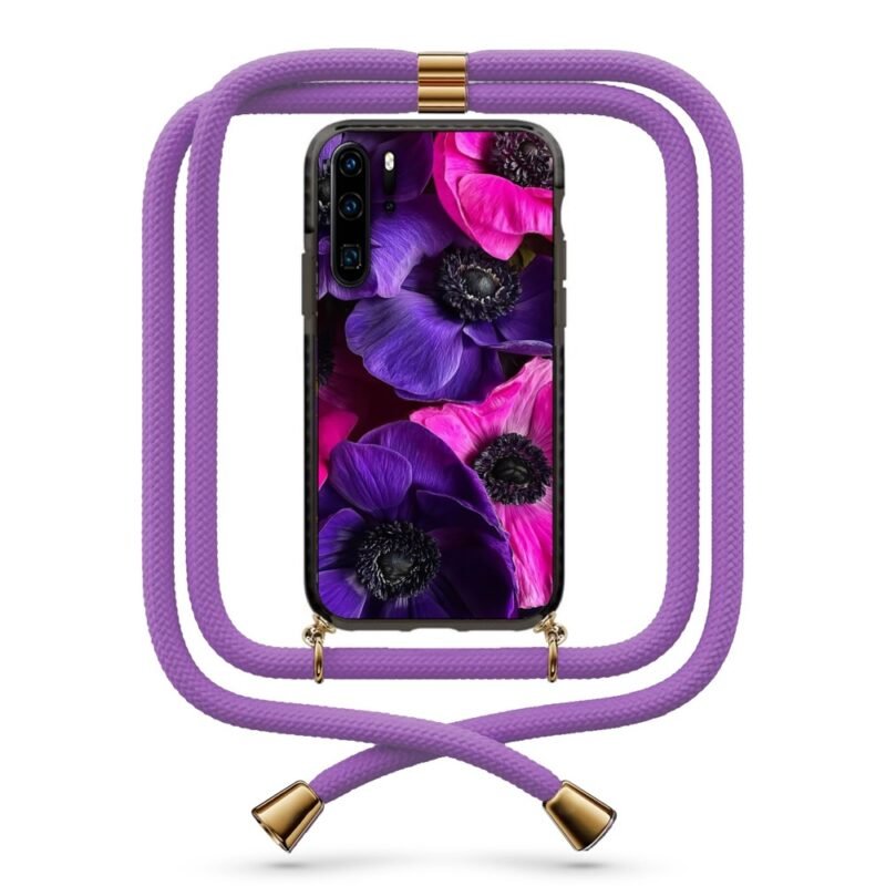 Floral θήκη με κορδόνι & σχέδιο 9844 για Huawei P30 Pro